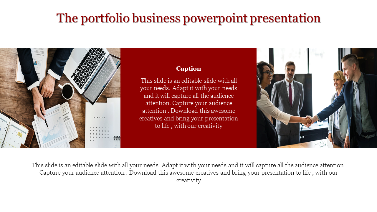 Editable Business PowerPoint Presentation template and Google slides